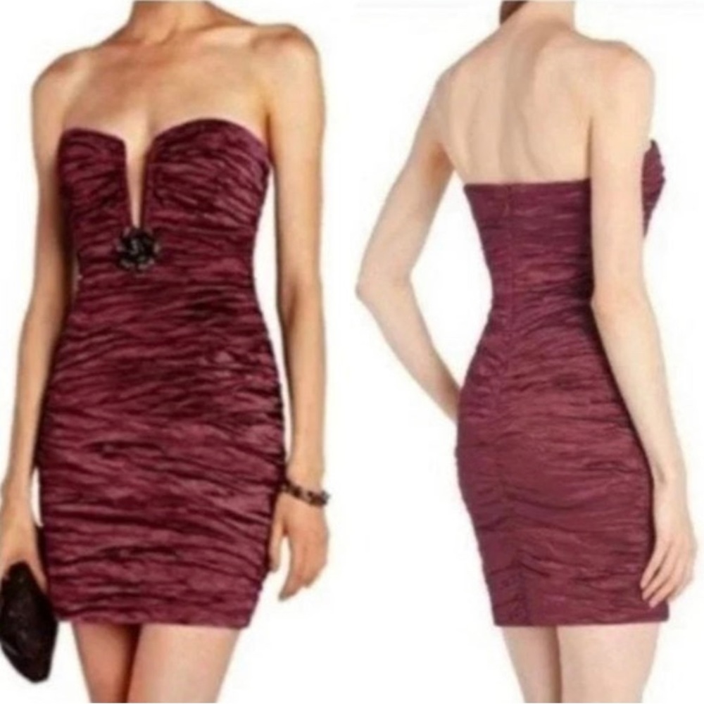 BCBGMAXAZARIA Tristina Strapless Cocktail Dress 6 NWT - Picture 2 of 15